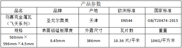 金属瓦价格