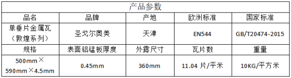 金属瓦价格